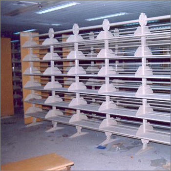 Library racks a Adjustable Shelves -Metal