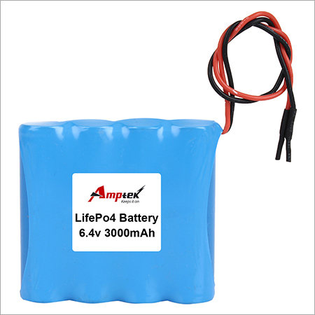 LifePo4 Battery 6.4v 3000mah