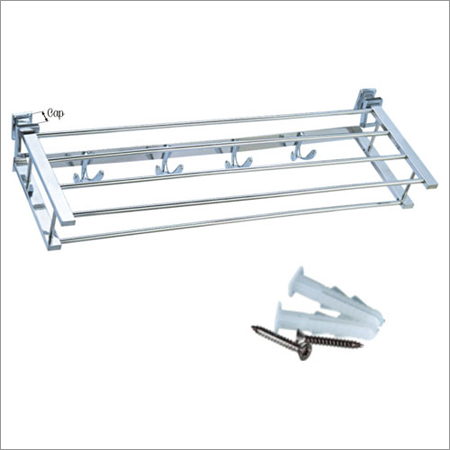 Towel Rack with Hooks