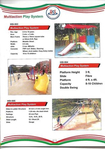 Multiaction Play System - Iron & Plastic Water Play Equipment | Includes Pirate Ship Play Pan Colorful Playing Tunnel Perfect for Children