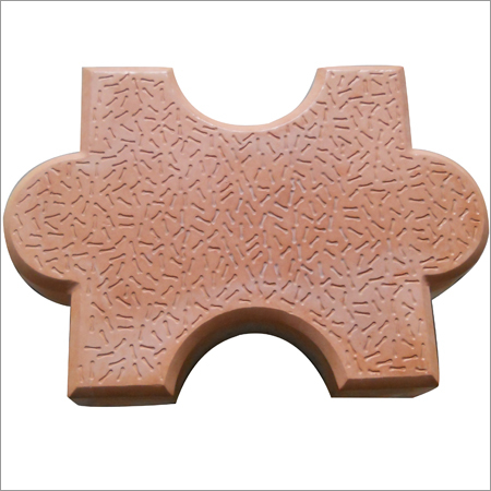 Brooks Tiles - Concrete Variable Dimensions Brown | Durable Interlocking Weather Resistant Textured Finish