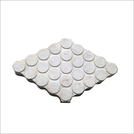 Barfi Tiles - Ceramic Diamond Shape 10mm Thickness Off-White | Durable Fine Finishing Precise Dimensions Easy Installation