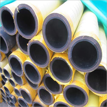 Slurry Hose - Rubber Material, Yellow Color | Extensive Assortment for Mud-Slurry Suction and Discharge, Rigorously Tested to Industry Standards
