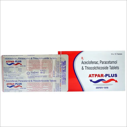 Aceclofenac 100 Mg + Paracetamol 325 Mg + Thiocholchicoside 4 Mg Generic Drugs