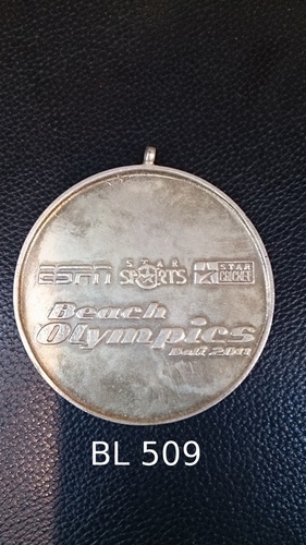 Medal & Badges - Silver, 5cm Diameter, 3mm Thickness | Customizable Engraving, Durable Material, Polished Finish