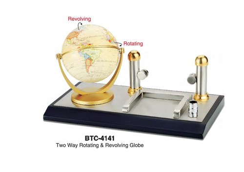 TABLE ORGANIZER WITH A GLOBE