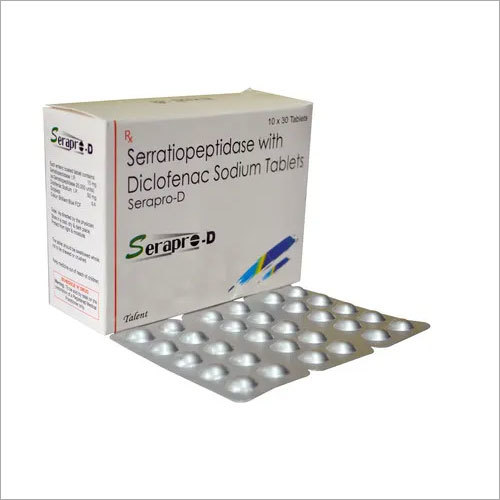 Serratiopeptidase 10mg+Diclofenac Sodium 50mg