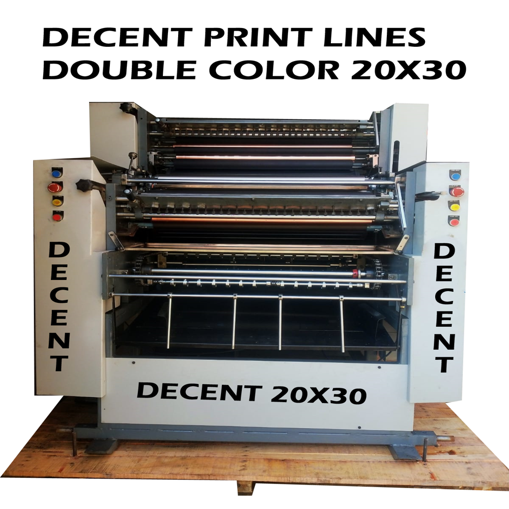 Double Color Paper Printing Machine 20x30 - Automatic Grade: Automatic