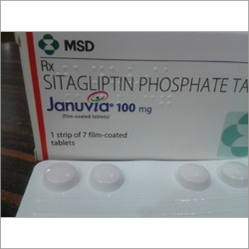 Sitagliptin Tab 100 mg 50 Tablets | Blood Sugar Control Insulin Regulation Blister Pack