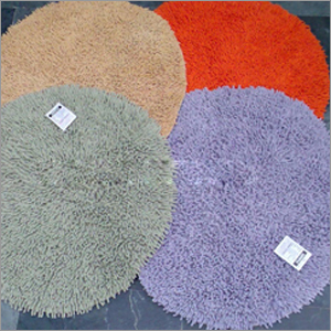 Round Chenille Bath Mats