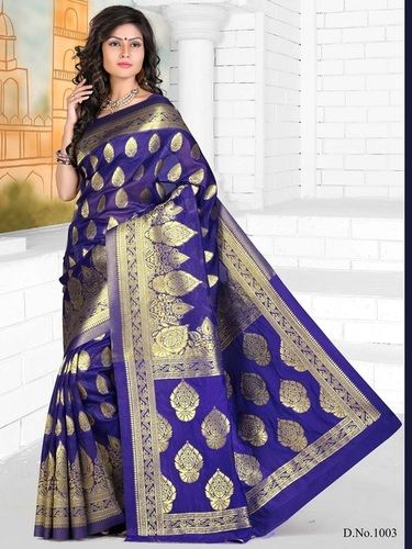 Fancy Designer Stylish Latest Bangalore Silk Saree