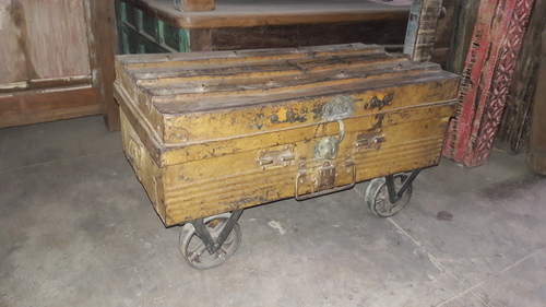 Iron Trunk on Wheels