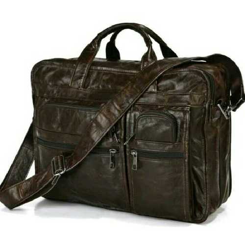 Pattern Leather Office Briefcase Bags