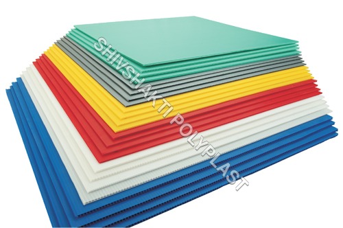 White Pp Colored Corugated Sheet
