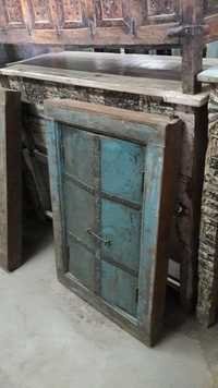 Wooden Window Mirror