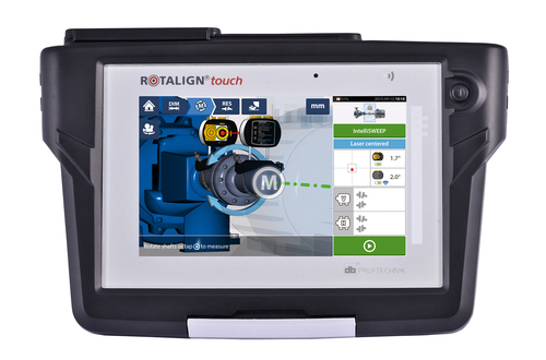 Touchscreen Laser Shaft Alignment System