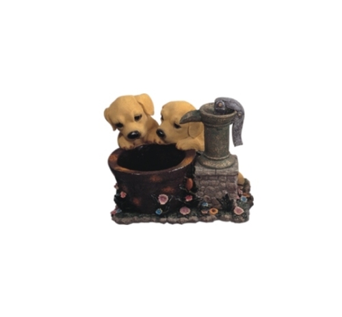 Poly Resin Ornament - Varied Sizes, Beige, Matte Finish | Durable, Intricate Detail, Easy to Clean