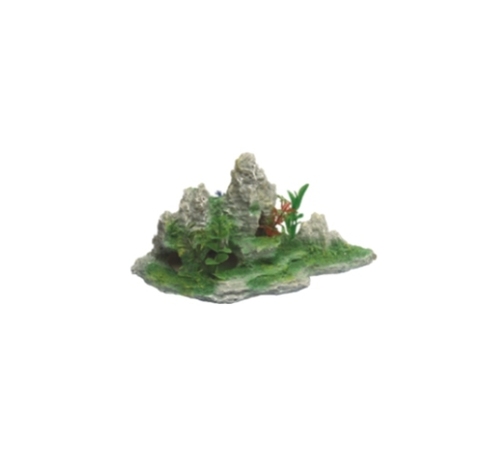 Poly Resin Ornament - Varied Sizes Grey-Green, Durable Material, Realistic Design, Easy to Clean