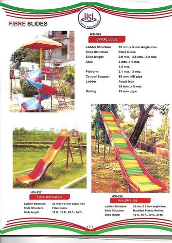 Spiral, Wave & Roller Slide Dimension(L*W*H): 54.5 X 33 X 22 Inch (In)