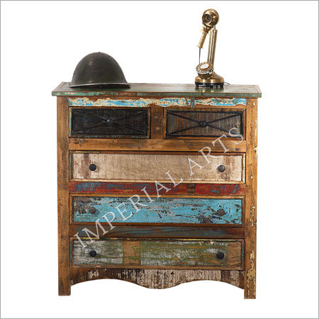 Recycled Wood Drawer Chest