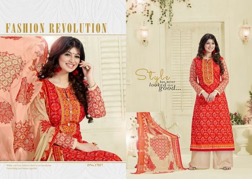 Ortiza-3 cotton lawn Embriodary suit