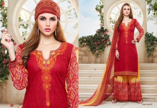 Ayka Ramp-3 Cotton Printed Suit