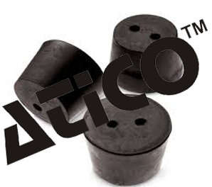 Rubber Stopper Two Holes