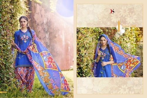 Fancy Designer Latest Cambric Print Salwar Suit