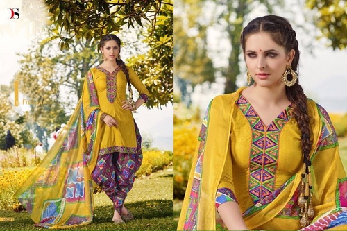 Fancy Designer Latest Cambric Print Salwar Suit