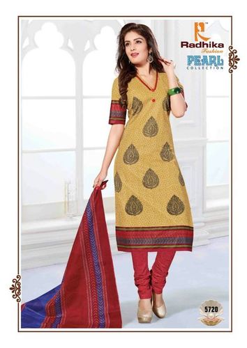 Radhika Cotton Printed Dress Material