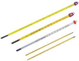 Yellow Glass Thermometer