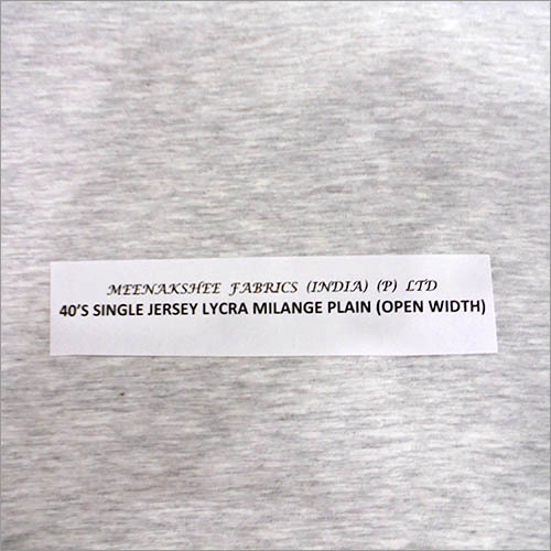 Lycra Single Jersey Fabric