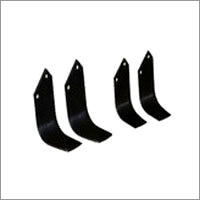 Rotavator Blades - High-Carbon Steel, 4 Blades, 2-5Mm Thickness, Black Powder Coating | Accurate Dimensions, Durable Design, Sharp Edges, Cost Effective