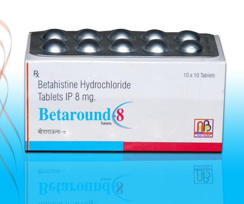 Betahistine Dihydrochloride 8 mg Tablets
