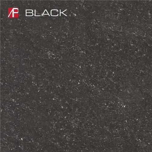 Black Polished Porcelain Tiles - Ceramic 600x600 mm, Polished Finish | Acid-Resistant, Non-Slip, Heat Insulation, Durable, Stylish