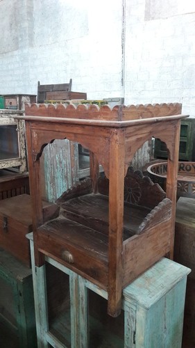 Small Teak Wood Temple