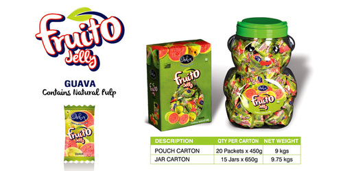 Fruito Guava Jelly Fat Contains (%): 1-2 Grams (G)