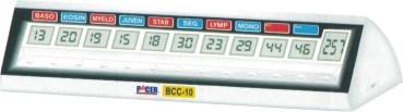 White Digital Blood Cell Counter