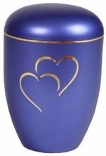 Beautiful Heart Metal Cremation Urn