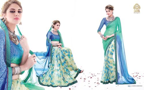 Sasya Designer Shes 2 Printed Saree