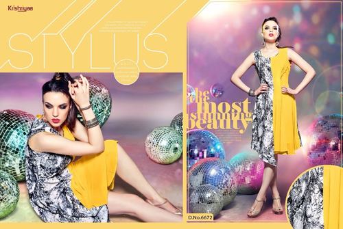 Glamour 3 Designer Georgette Kurti
