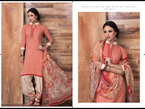 Kalakriti cotton Embriodary suit