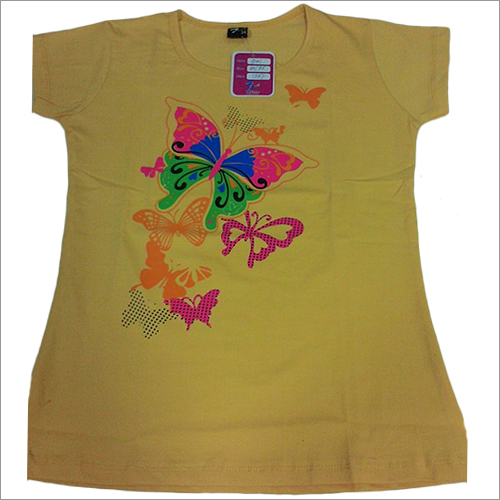 Fabric Knit - Cotton, S-XL, Yellow | Soft, Breathable, Durable, Stylish, Comfortable, Screen Print