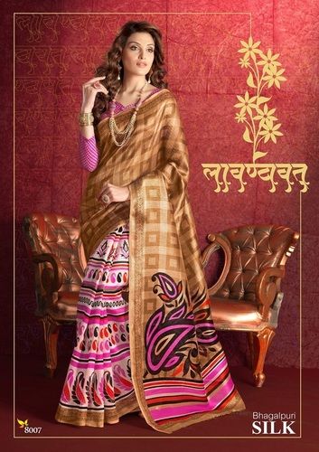 Fancy Latest Traditional Designer Printed Saree   