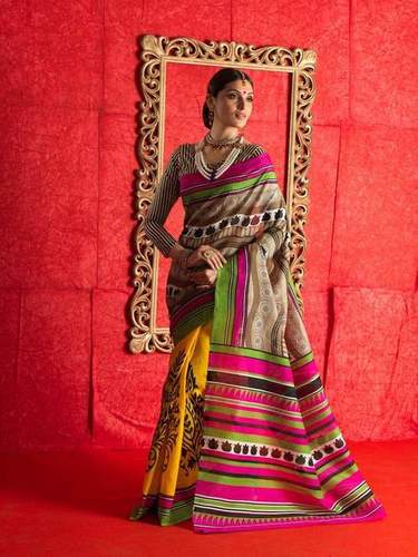 Fancy Latest Traditional Designer Printed Saree   