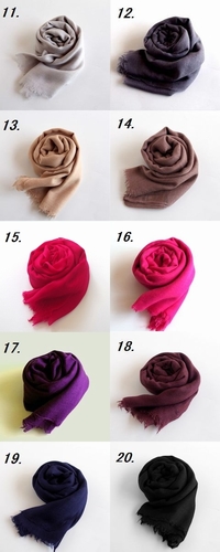 Silk Wool Dyed Stole