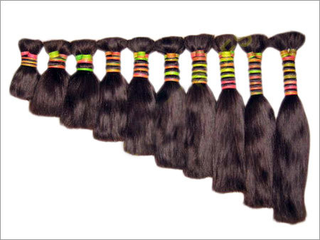 Black Non Remy Double Drawn Human Hair