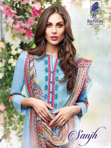 Print with Embroidery salwar suit