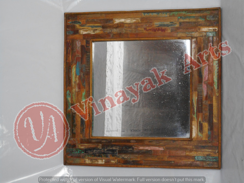 Handmade Reclaimed Wooden Mirror