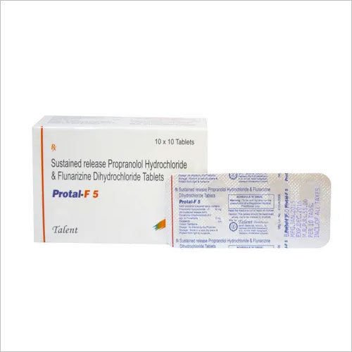 Propranolol HCL 40 mg ( SR ) + Flunarizine DiHCL 5 mg